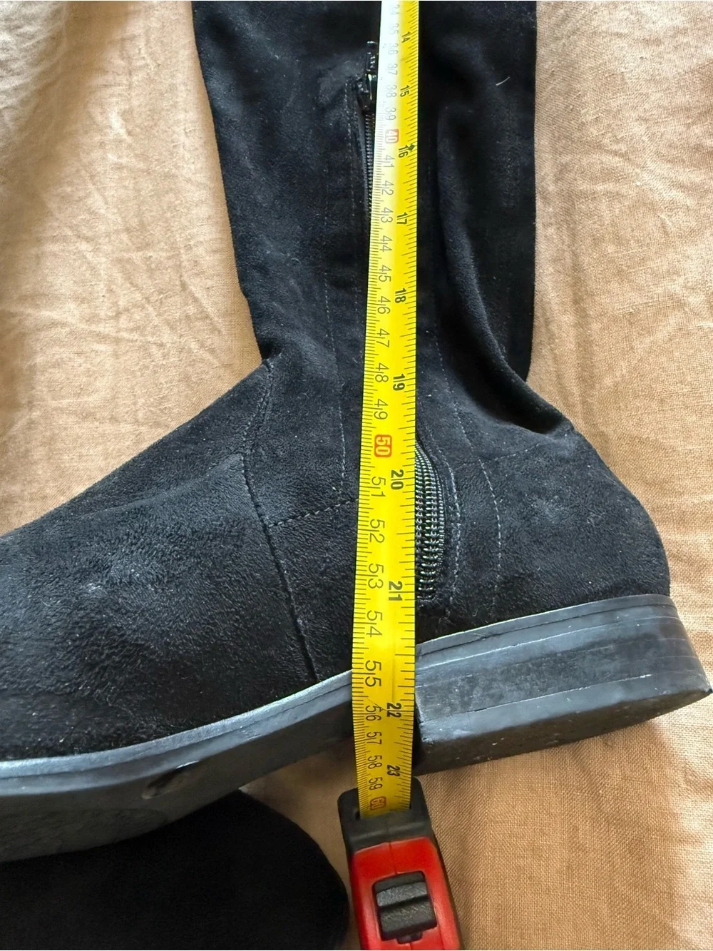 Gianni Bini Black Over-the-Knee Suede Boots